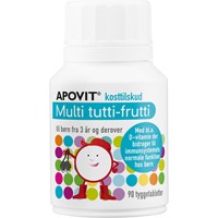 APOVIT Multi Børn Tutti-frutti, 90 stk.
